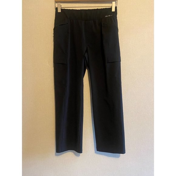 Eddie Bauer Travex Black Outdoor Crop Pant 4 - Picture 1 of 5